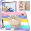 Drop-Proof Protective Case for Samsung Galaxy Tab A8 10.5-Inch (X200/X205) - Color Block Design