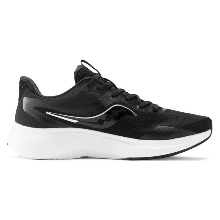 Saucony Lancer Breathable Lightweight Low-Top Running Shoes Unisex sneaker Black Color-Changing S28175-4