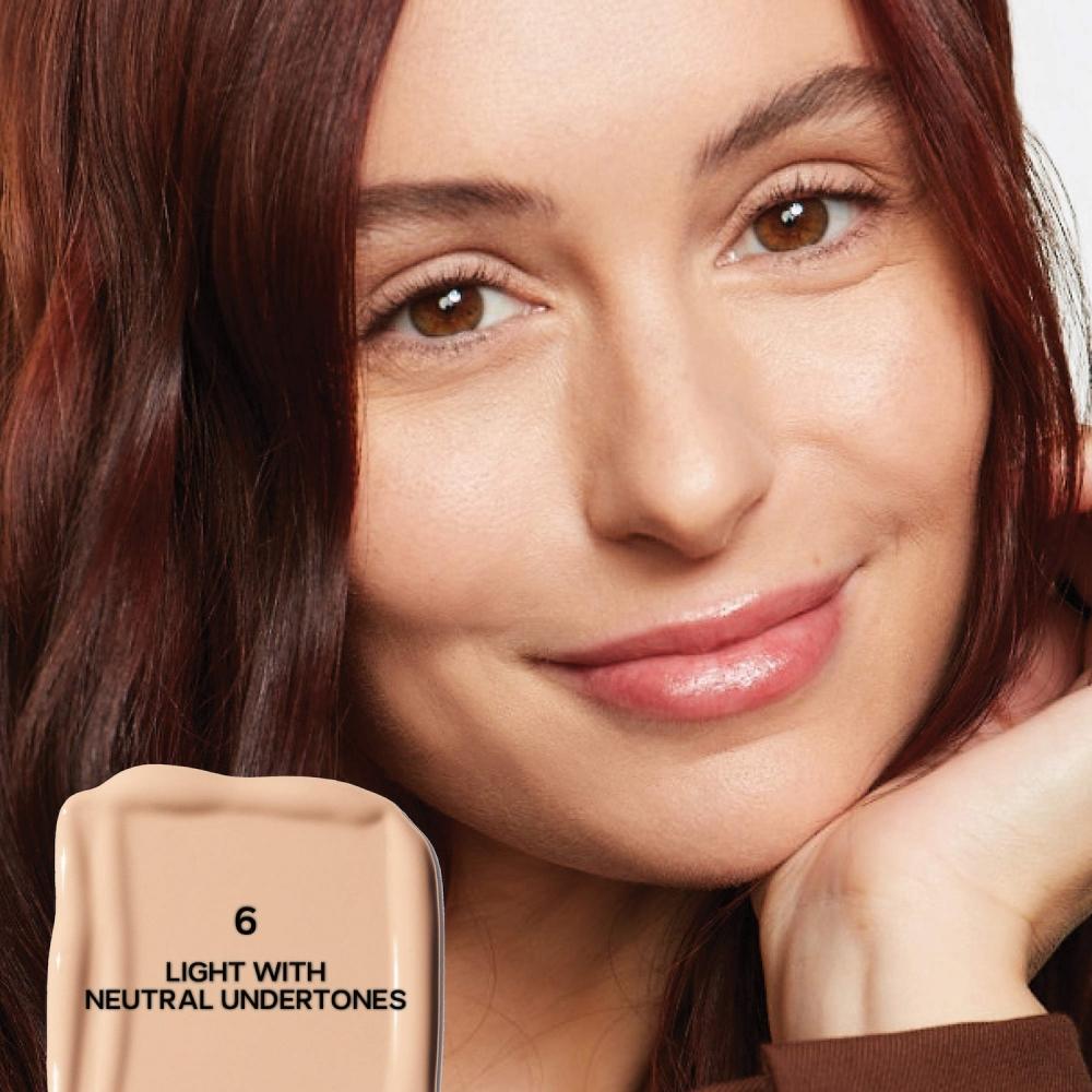 Saie Slip Tint Radiant All Over Concealer Mit Niacinamid 0,17 Unzen 6 Hell Mit Neutralen Untertönen