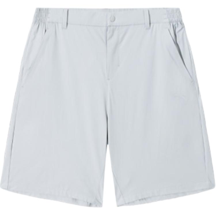 Anta Comfortable Simple Versatile Slim Fit Breathable Sports Casual Shorts Men Shorts Cloud-Gray 952527515-1