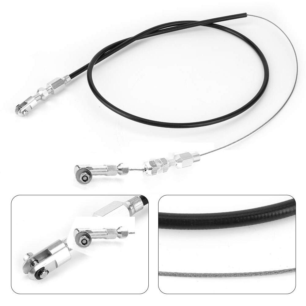 Universal 24"  Stainless Steel Throttle Cable Braided fits for Ford Mustang GM