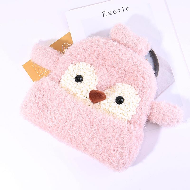 

Japanese Plush Penguin Hat Women s Winter Thickened Warm Pullover Knitted Hat Cute Soft Girl Ear Protection Versatile Cold Hat M（56-58cm）