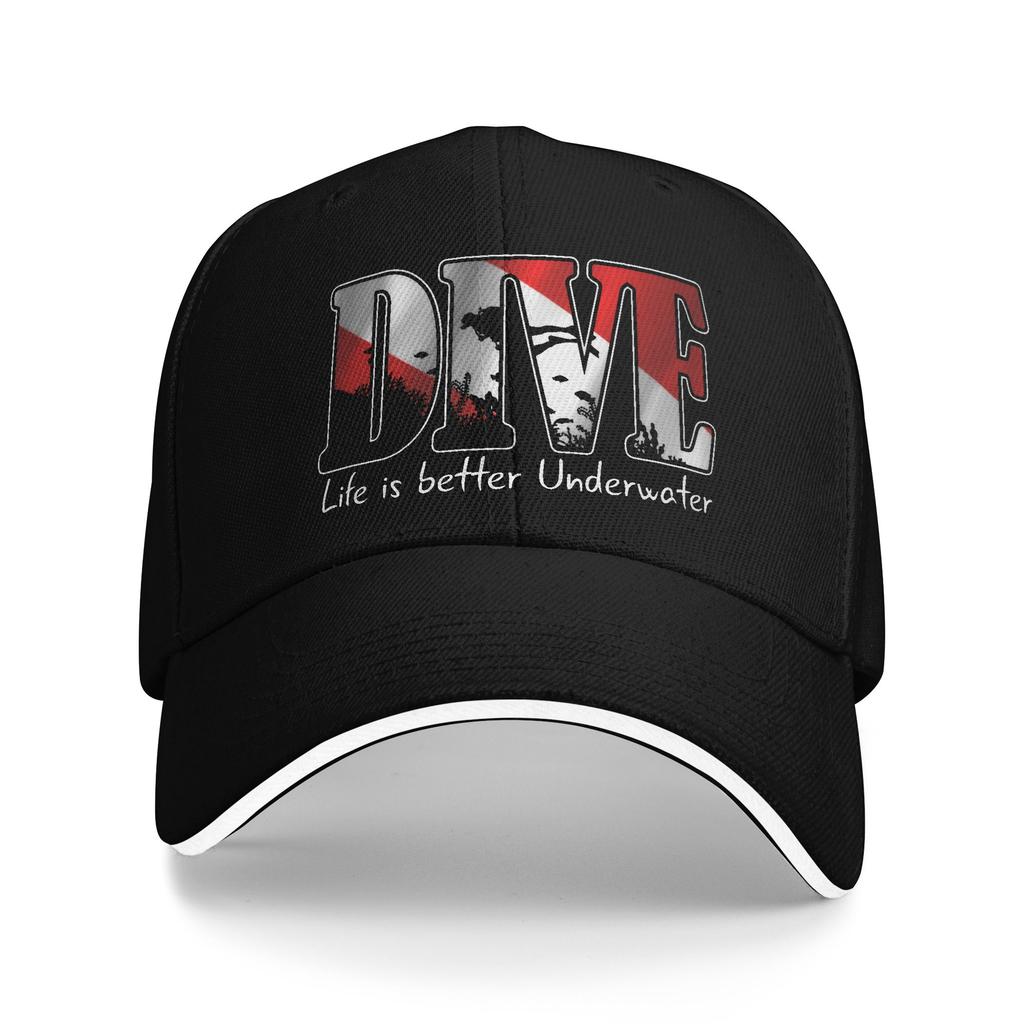 Personalized Scuba Diving Baseball Cap Outdoor WoUnisex Unisexs Adjustable Dive Diver Quote Dad Hat Autumn Snapback Hats