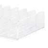 Clear Clear Makeup Palettes Organizer Plastic 7 Slots Design Cosmetics Stand Rack Transparent Eyeshadow Palette Organizer
