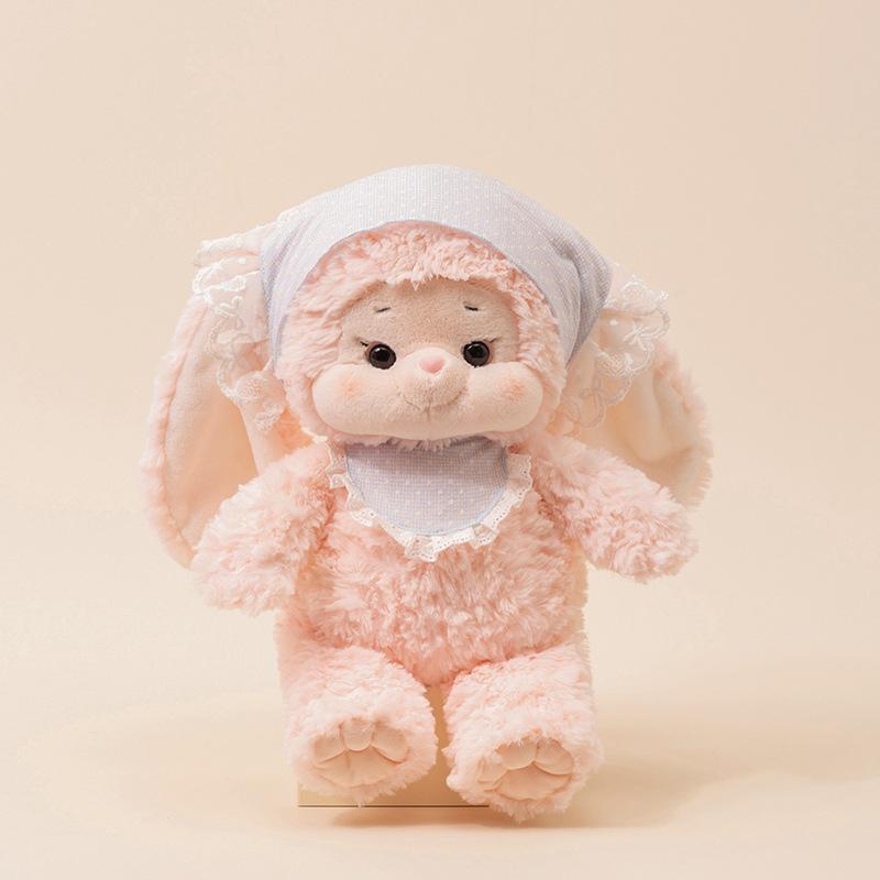 Lamm Puppe Puppe niedliches Kaninchen Plüschtier Schlafkissen Puppe Jungen und Mädchen Geburtstagsgeschenk für Freundinnen