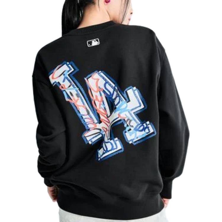 MLB Like Series Sweatshirts Unisex Crew Neck Moderate Regular 3AMTL2034-07BKS