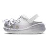 Crocs Crush Clog Clogs Unisex Gray White 207521-100(Team147-)