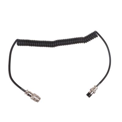 Two Way Radio Mic Extension Cable Durable Coiled Cable Walkie TalkiesAccessories Suitable for CB Ham Radio Communication
