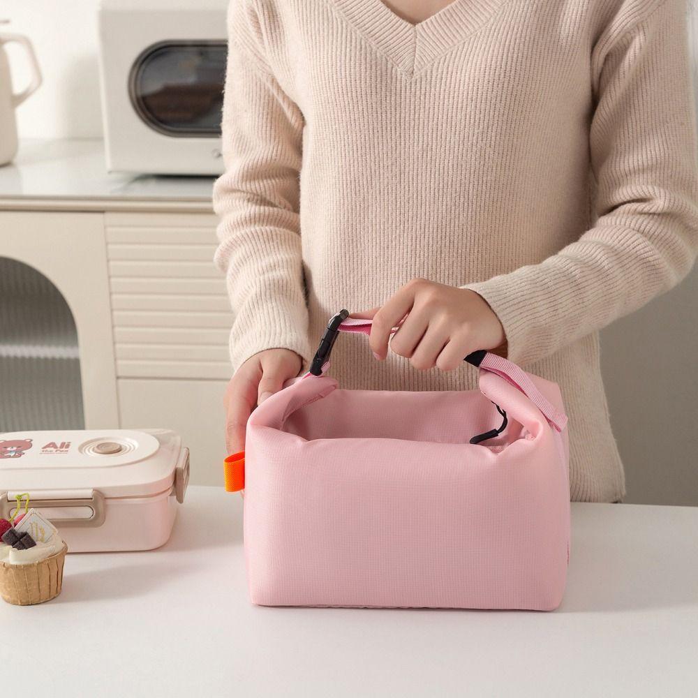 Foldable Lunch Pack Portable Food Thermal Handbag Snack Bag Picnic Travel Storage Bags  Camping