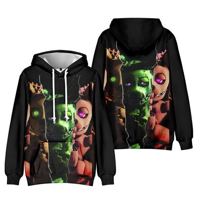 Herren Damen Mode Five Nights At Freddy's Hoodies Streetwear Harajuku Lässig Cartoon Bedruckte Kapuzenpullover Sweatshirts