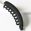 Fashion Large Banana Hair Clips Solid Color Frosted Hair Claws Classic Women Non-Slip Ponytail Barrettes Hairpins For Fine Hairs