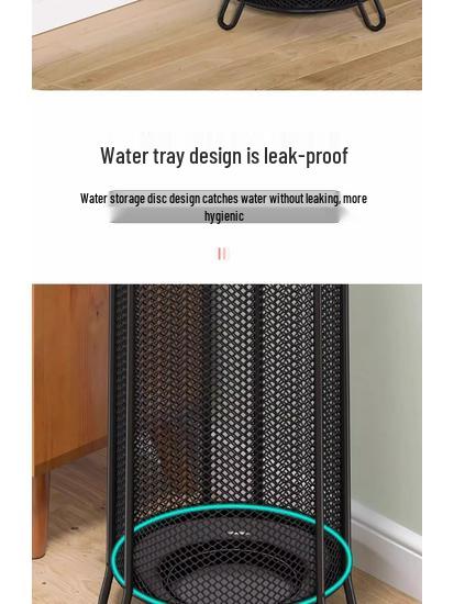 Großes Fassungsvermögen Kommerzieller & Haushaltlicher Hängender Regenschirmständer und Aufbewahrungsregal