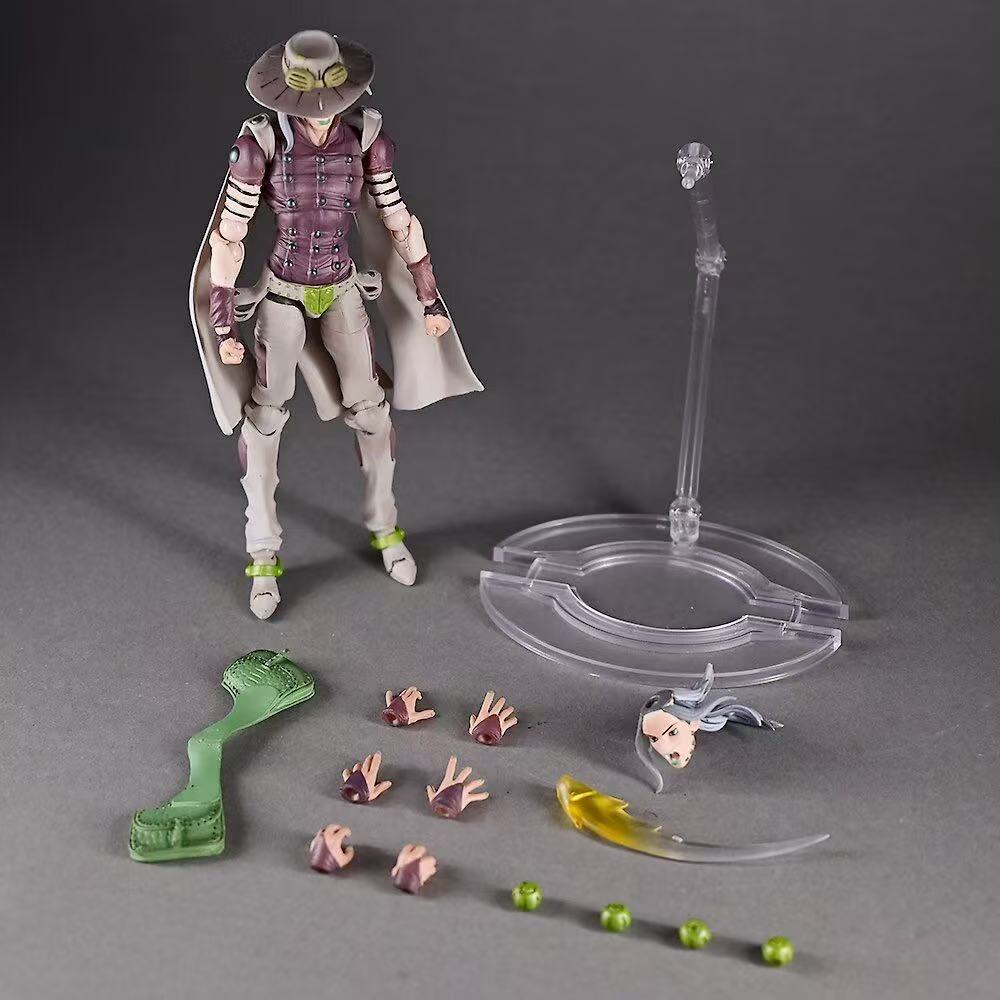 New Jojo S Bizarre Adventure Figure Higashikata Josuke Jonathan Joestar Action Figures Doll Desk Decora Statue Collection Model