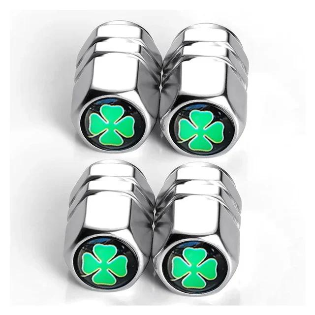 Aluminum Car Tire Valve Stem Caps Wheel Nipple Cover AirCover Tire Valve Cap Set for Cars SUVs Bike Trucks and Motorcycles Tools