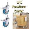 Heavy Loads Swivel Caster Noiseless Roller Wheel Universal Furniture Caster  Shelf Cart Wheel