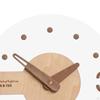 Contemporary Wooden Hands Wall Clock for Home and Office Decor