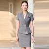 Women's Double-Breasted Short Sleeve Blazer - Summer Business Fashion