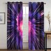 Trendy Colorful Starry Sky Dye Explosion High Shading Curtains for Cool Girl Boy Bedroom Living Room Hotel Clackout Curtain