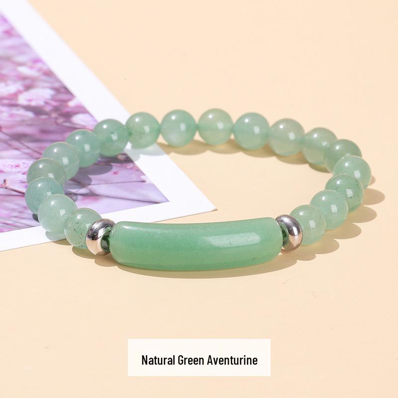 8mm Natural Rose Quartz, Red Agate, Tiger Eye, and Green Aventurine Bracelet for Men and Women