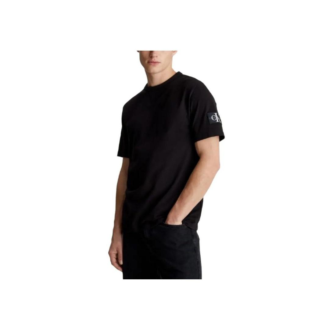 

Calvin Klein Round Neck Logo Short Sleeve T-Shirt Men Tops J30J323484-BEH XXL