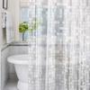 In-Stock 3D Eva Transparent Shower Curtain Liner - Waterproof & Thickened with Rings