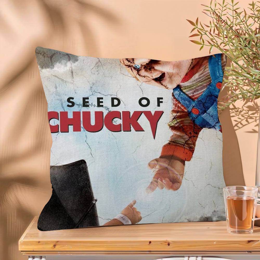 Klassische Chucky Horrorfilm Kissenhülle Sofakissenhülle Wohnzimmer Dekoration Kindergeschenk