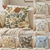 Retro Floral Classical Elegant Style Cushion Cover Pillowcase Antidustmite Living Room Sofa Decor Cushion Room