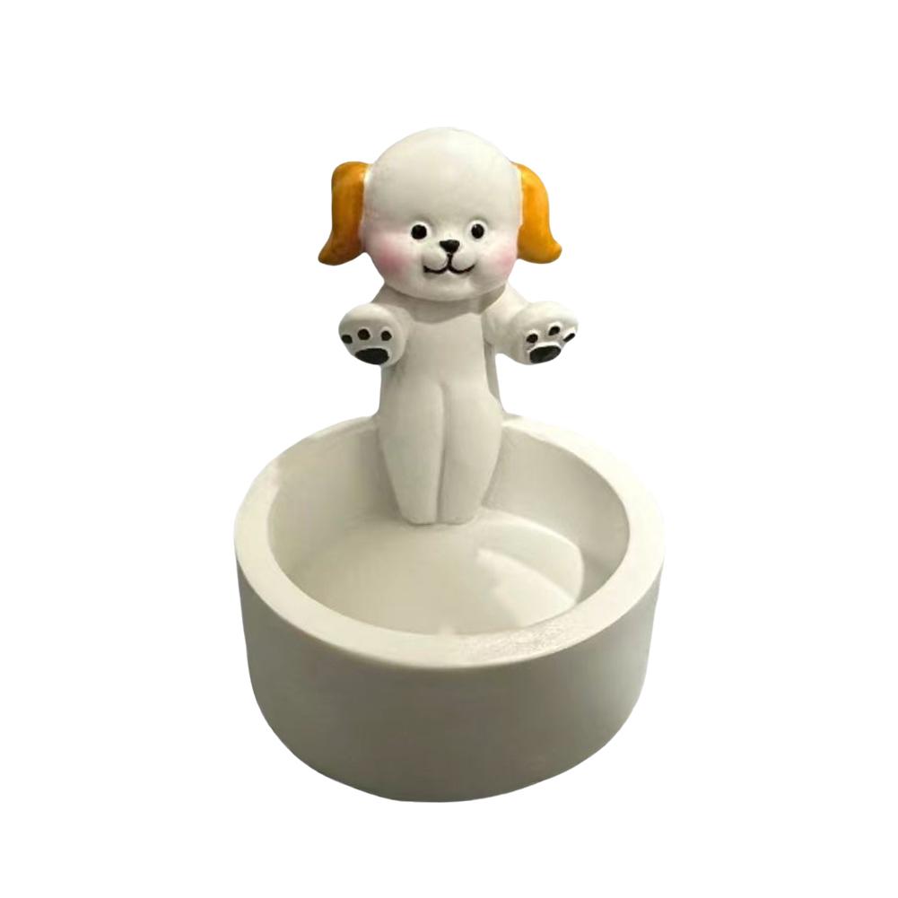 

Puppy Rabbit BBQ Candle Holder Candlestick Creative Aromatherapy Candle Holder High Tempe Cartoon Candlestick Decorati