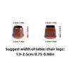 8pcs/set Wear-resistant Furniture Feet Pad Thickened Chair Leg Protector Pad  Indoor Application