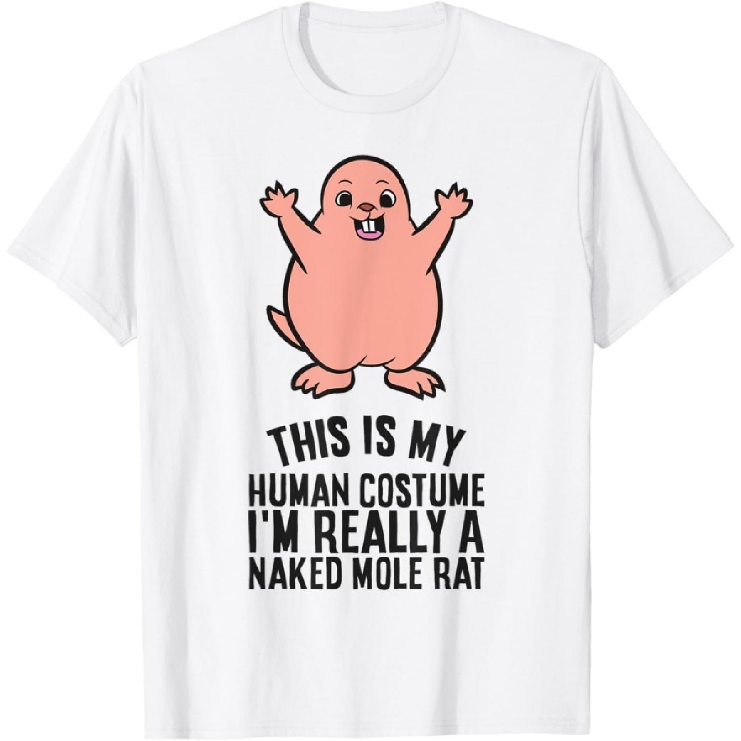 Это мой человеческий костюм Я на самом деле голый землекоп Футболка S