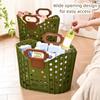 Plastic Dirty Clothes Basket Folding Wall-mounted Laundry Basket Foldable High-capacity Portable Laundry Basket
