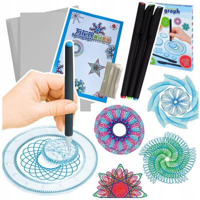 [PACZA][1] Spirograph Educational Set 28 Pieces Markers Z1064