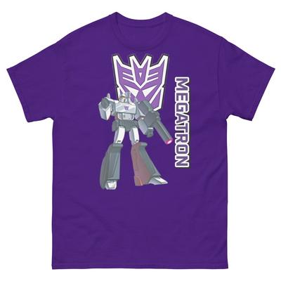 Megatron Transformers Tee, Decepticons, G1 Megatron Tshirt, Unisex, Retro