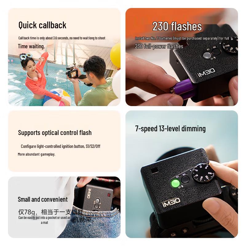 Godox iM30 Mini Aufsteckblitz