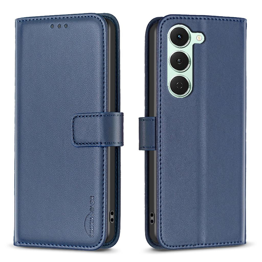 For TECNO Spark 40 Pro+ 4G Phone Case BINFEN COLOR BF17 Wallet Folio Flip Leather Cover