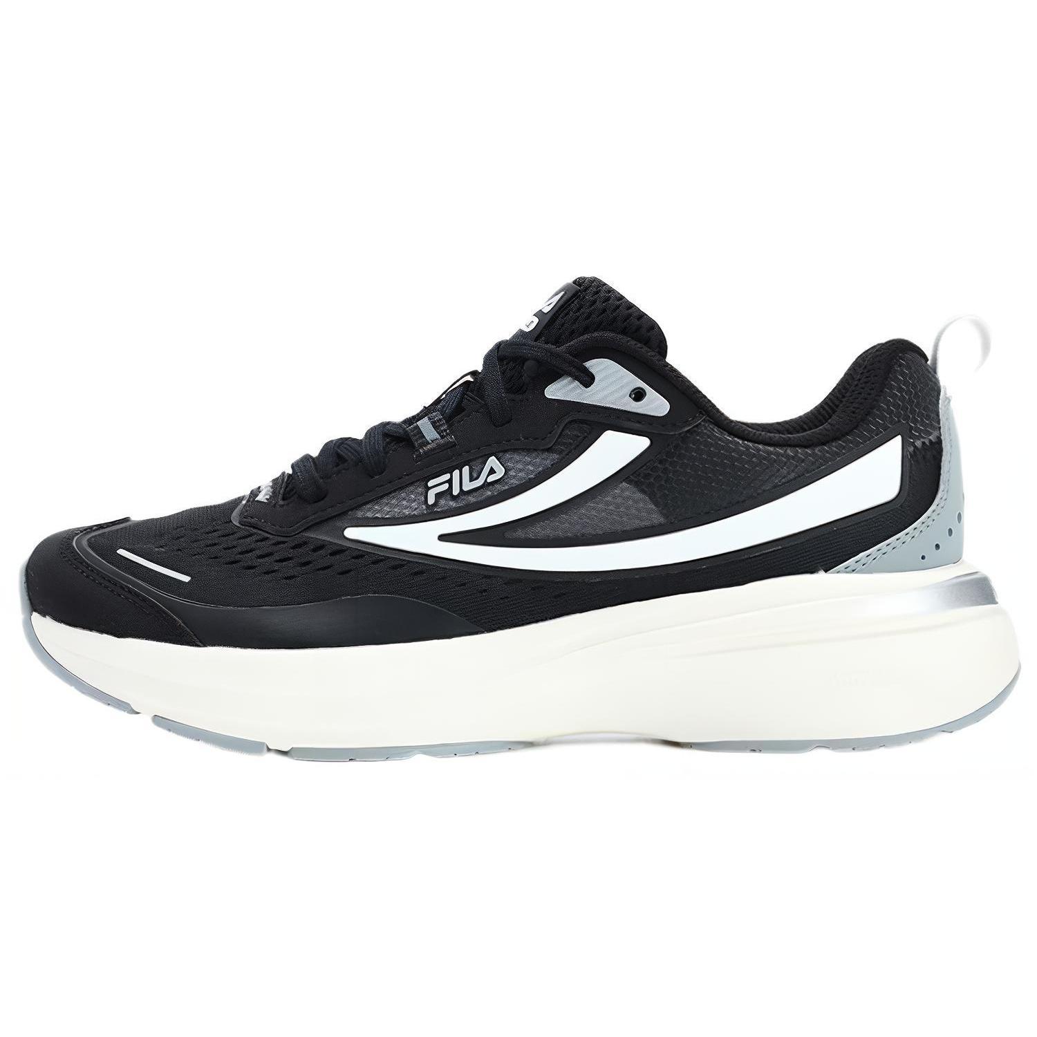 

New FILA NUVOLE Abrasion Resistant Low Top Running Shoes Women s Black White A12W321111FBU 36