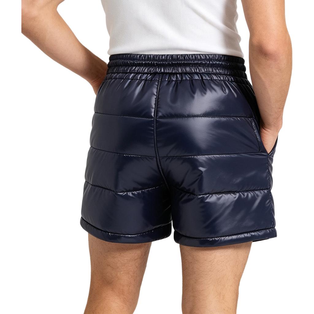 Shorts de Boxeur Rembourrés pour Homme Cordon de Serrage Ceinture Élastique Shorts Rembourrés Poches Latérales Bas Courts Étanche