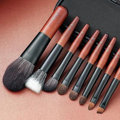 Kochanie - Set of 8: Mini Makeup Brush with Case