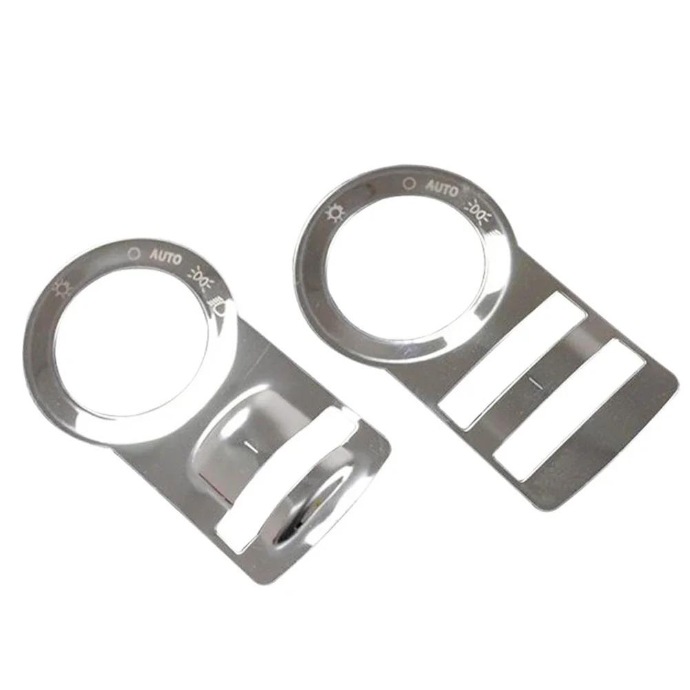 Car Headlight Lamp Switch Decoration Trim Sticker for Chevrolet Cruze Sedan Hatchback 2009-2014 Car Accessories Stainless Steel