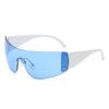 Y2K Women's One-Piece Fashion Sunglasses - Large Frame, European & American Style
