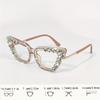 Casual Fashion Clear Lens Cat Eye Glasses Computer Glasses Spectacles for Women Men