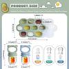 Baby Food Feeder Set, 2 Packs Fruit Feeder & Breastmilk Popsicle Molds Freezer Tray with Lid, Silicone Fruit Feeder To Teething Relief, Introduce New