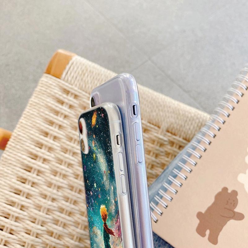 Cosmic Planet Case For iPhone Samsung A55 M34 S24 Xiaomi Redmi 13 Pro 14C Huawei Honor 200 Shockproof Phone Bumper TPU Anti-Scratch Clear Back Cover