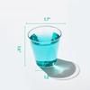 1OZ Plastic Shot Glasses, Disposable Cups, Tasting Cups Party Cups Perfect for Whiskey, Wine Tasting, Food Samples, and Parties
