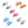 Clay Temperament Pig Cartoon Stud Earrings Women Jewelry 3D Animal Bite Earring Korean  Earrings