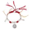 Tibetan Zakiram Hammer Silver Coil Bracelet Braided Red Hand Rope Retro Men's and Women's Bracelet