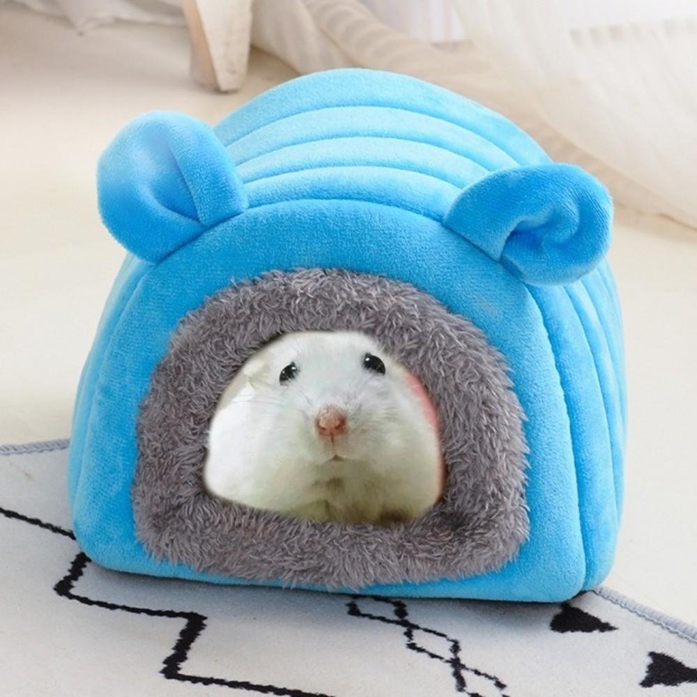 Thickened Hamster Warm Nest Velvet Hamster Sleeping House Hamster Hut for Hedgehog Chinchilla