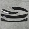 Gloss Black Or Carbon Look Car Front Bumper Lip Splitter For BMW 1 Series E82 E88 2008-2013 Bumper Canard Lip Splitter Body Kit