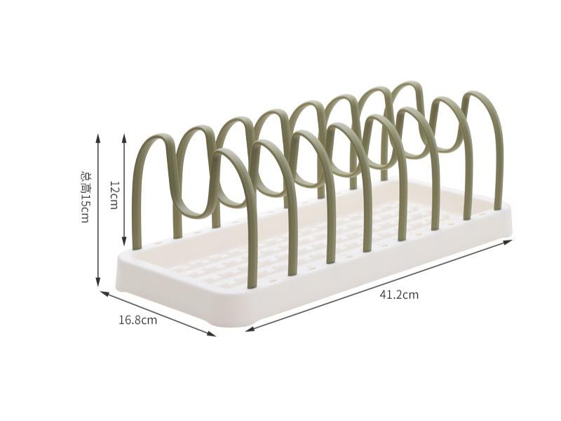 Household Detachable Bowl Rack Multifunctional Bowl and Dish Plate Cutlery Storage Shelf Kitchen Pot Storage Rack Pot Lid Racks