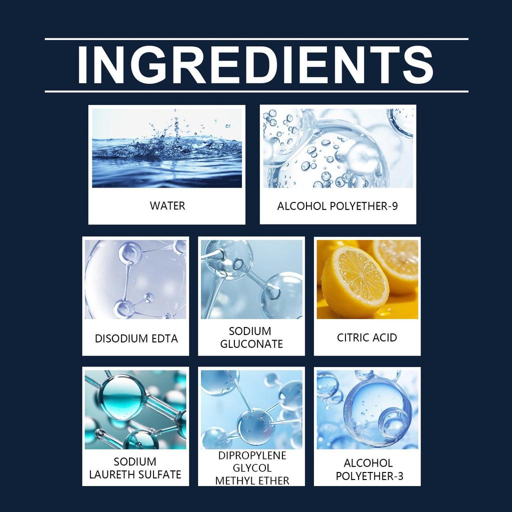 RAYHONG Car Tire Cleaner Car Wheel & Tire Dust Asphalt Non-Injury Plating Cleaner